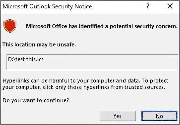 Microsoft Outlook 更新触发 ICS 安全警报1.jpg